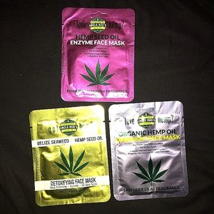 3 Uncle Bud's Hemp Face Masks